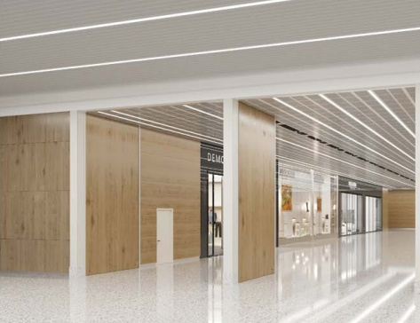 隐藏式折叠防火门