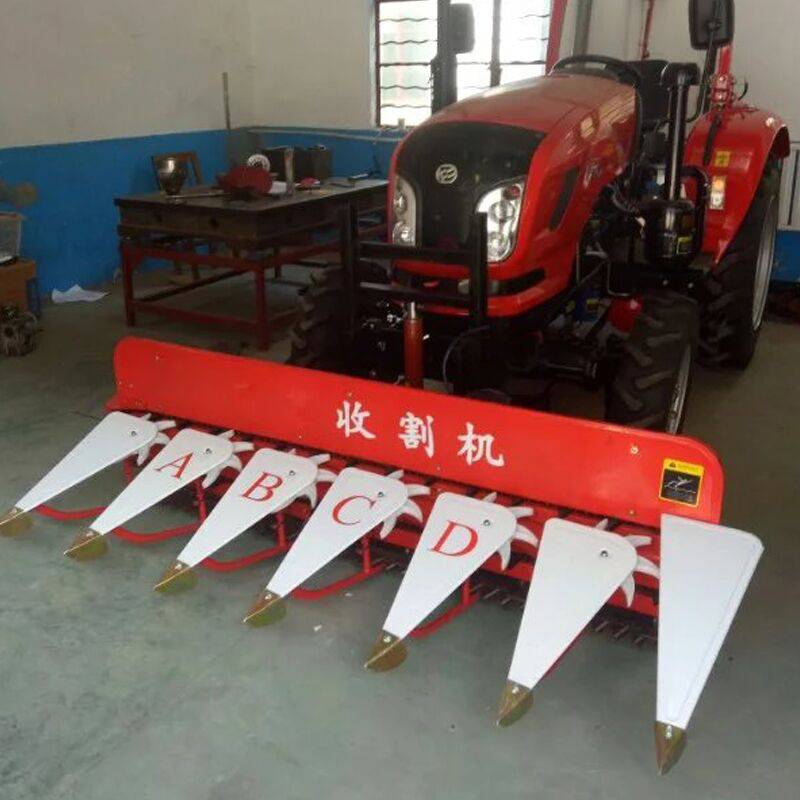 多功能油菜割晒机黄豆芝麻谷子四轮割台图片