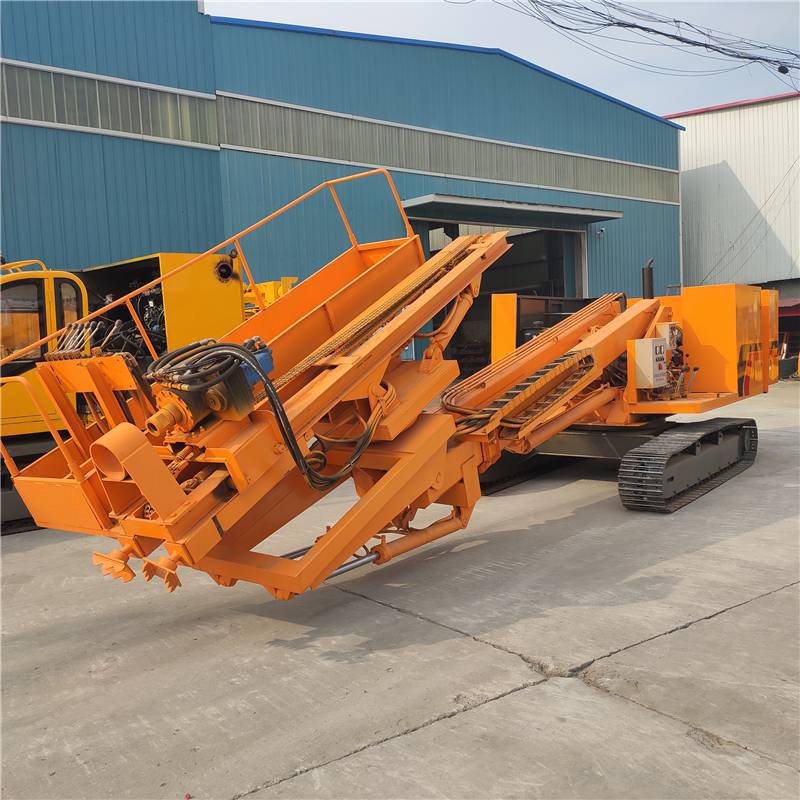 履带式护坡钻 斜边坡护坡钻机 德建 12米山体护坡钻孔机价格