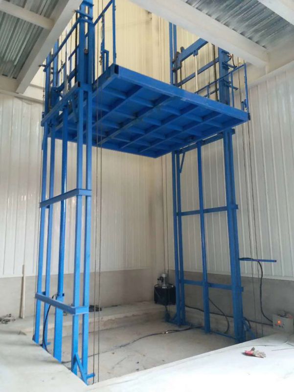 导轨式升降货梯室内厂房升降平台液压提升机