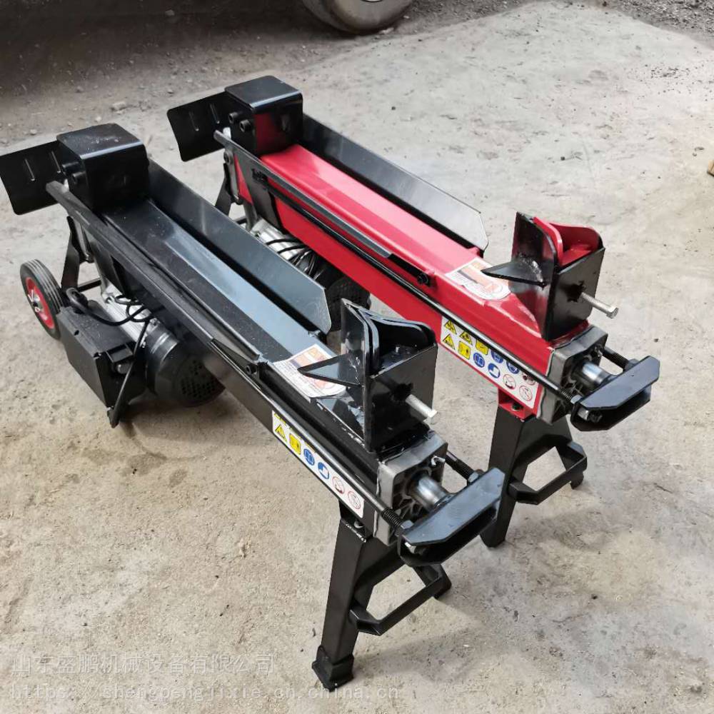 盛鹏农用单头卧家用劈木机多瓣式木材劈木机