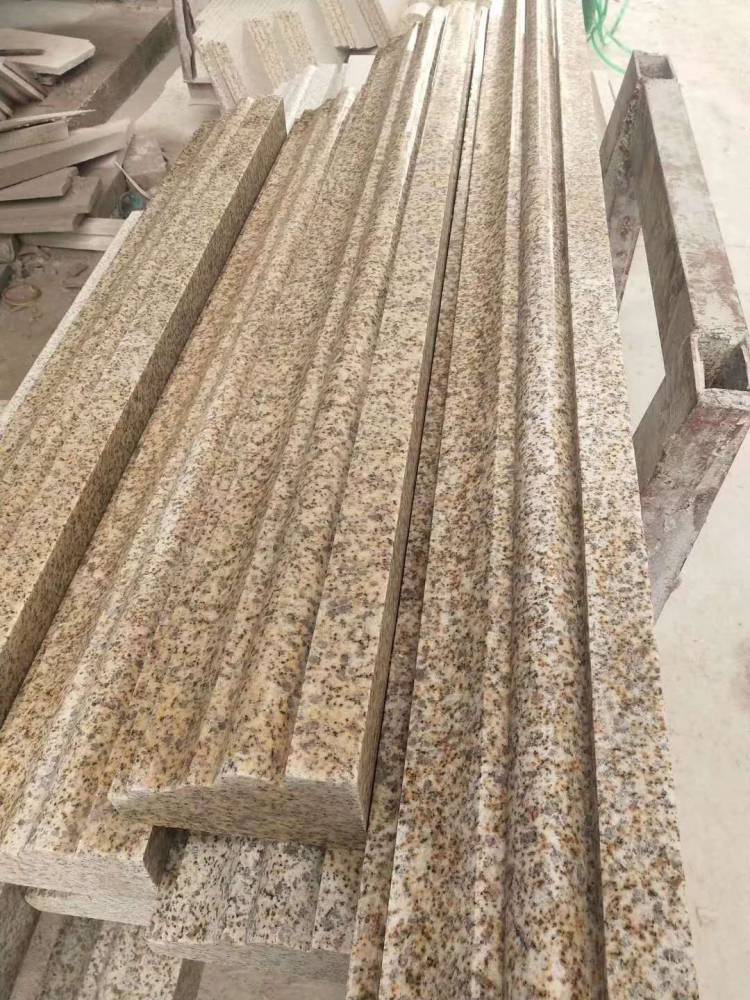 黄金麻石球路障黄金麻花瓶柱黄金麻扶手栏杆图片