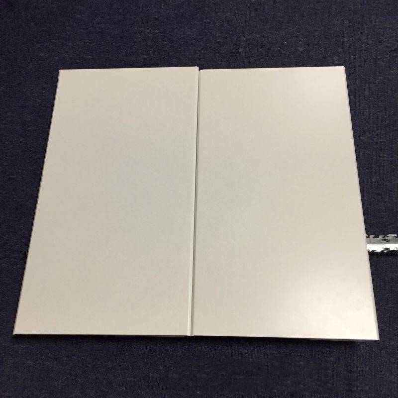 加油站08厘厚辊涂白色抗风铝板6米长条防风铝条扣加工