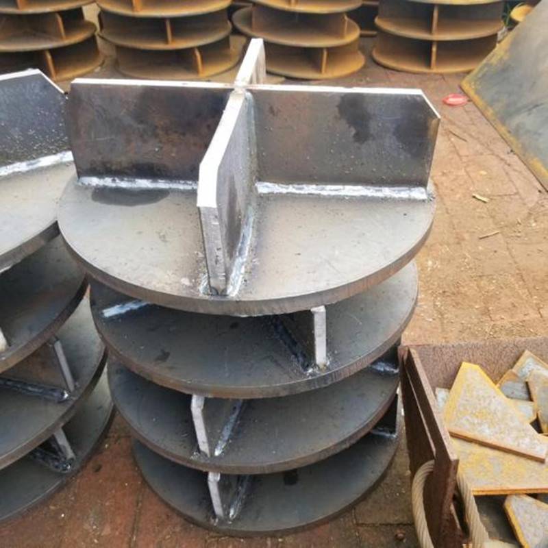 桩基钢桩尖锥形型桩尖q235钢十字型桩尖直径400500600质量技术标准