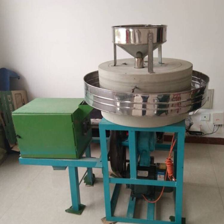 多功能流动式小磨芝麻酱机小型面粉石磨机多功能谷物磨粉机