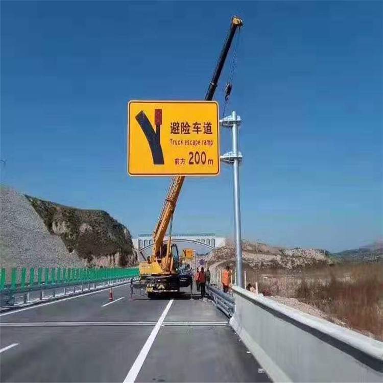 山东滨州 河北标志杆价格 路段标志杆 厂家