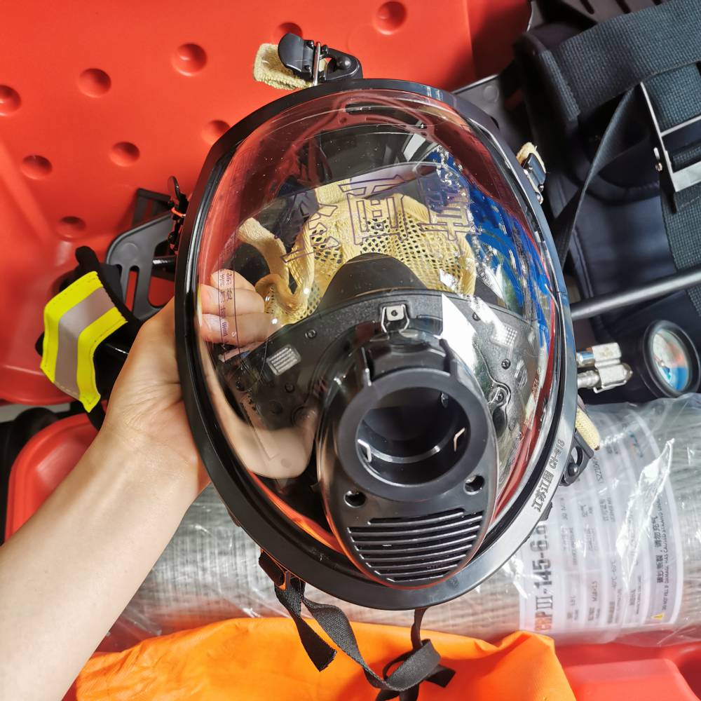 西安正压式空气呼吸器自吸式便携式消防3C碳纤维面罩