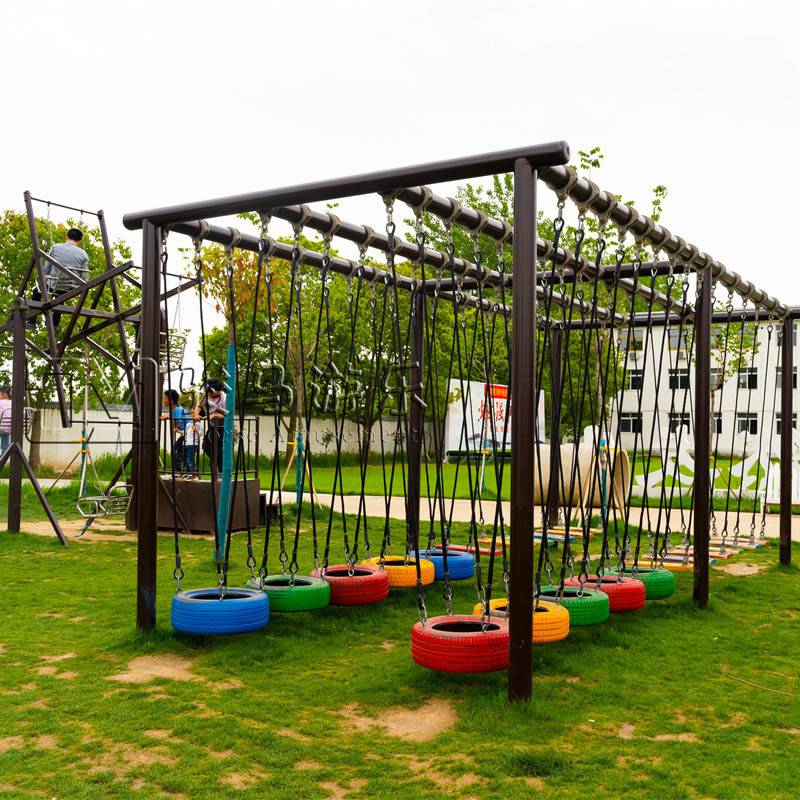 农庄亲子无动力乐园设施图片户外儿童体能拓展器材安装