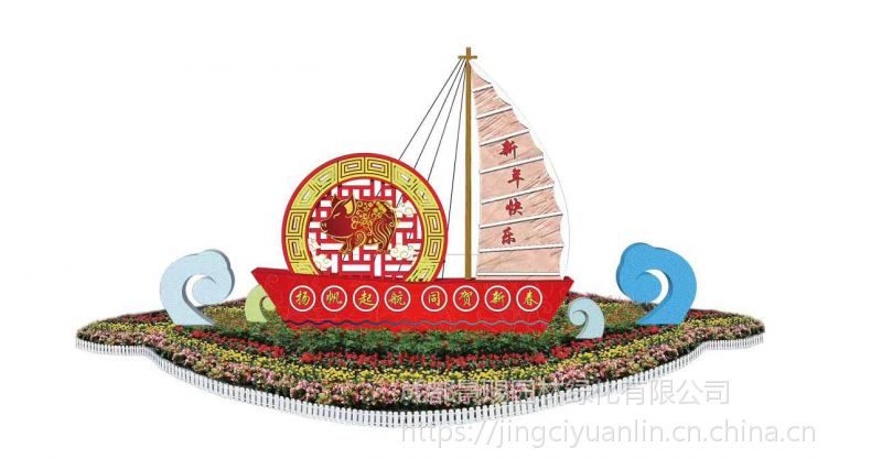 农耕文化绿雕造型仿真农文化主题绿雕植物造型