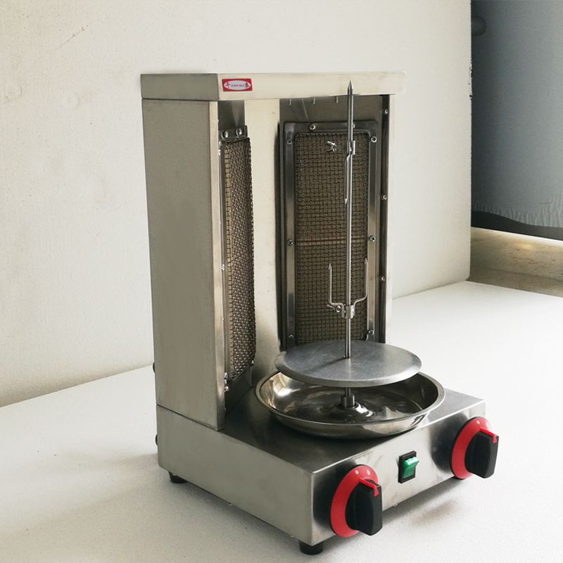 千麦ym2r燃气中东烧烤炉旋转式烤鸡炉家用商用烤禽机