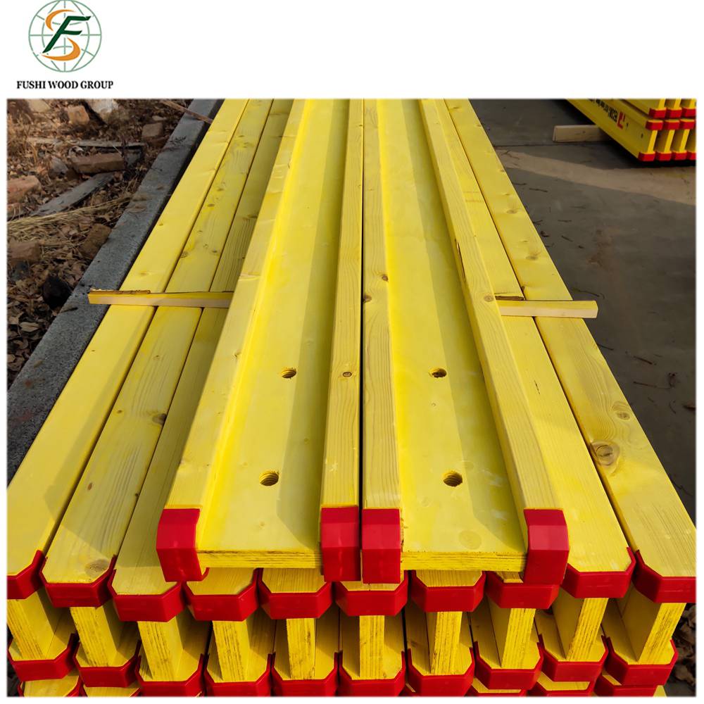 建筑工地h20木工字梁h20杉木木工字梁h16桥梁建筑使用多次循环图片