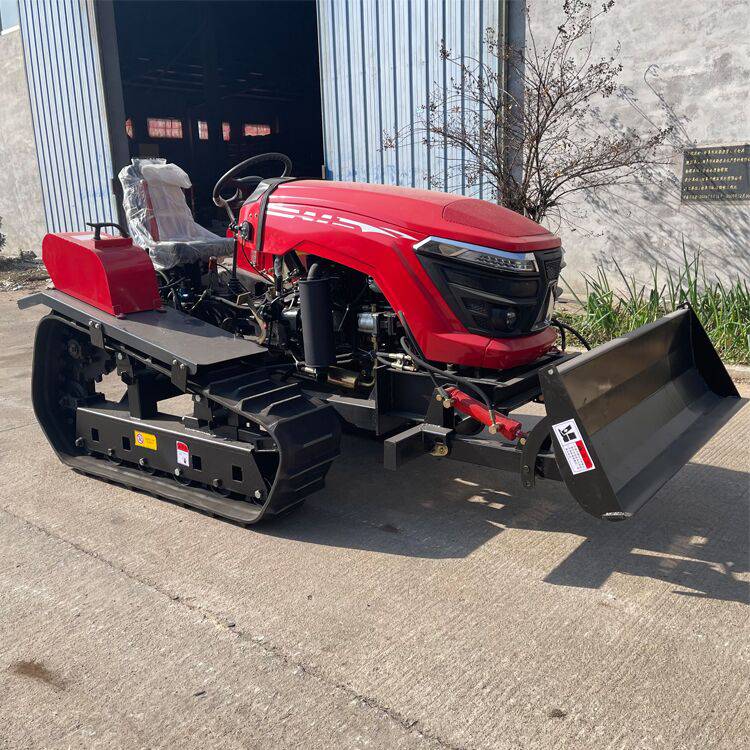 低矮型50马力四轮子农场牧场耕种拖拉机大后桥前后加配重