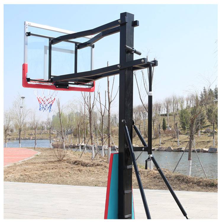 芜湖 室内外篮球架 手动液压篮球架子 箱体带底板
