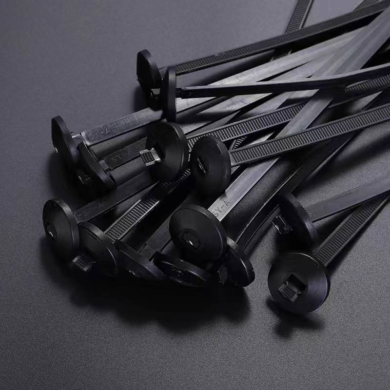 汽车基板扎带蘑菇头尼龙束线带8280