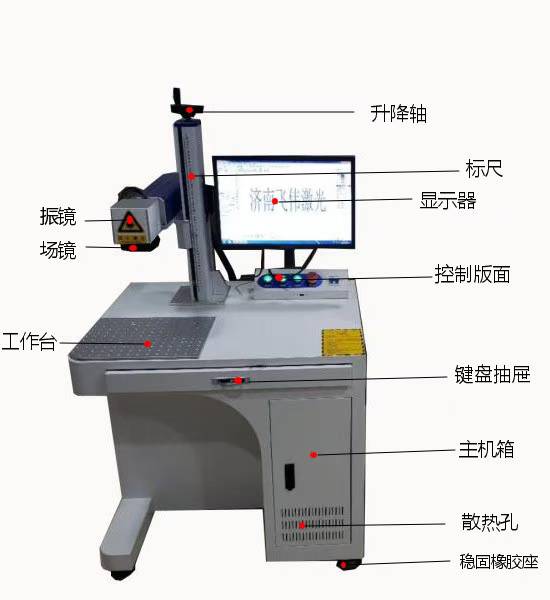 激光打标机金属配件打标机手持激光打标机钢管激光打标机食品包装喷机