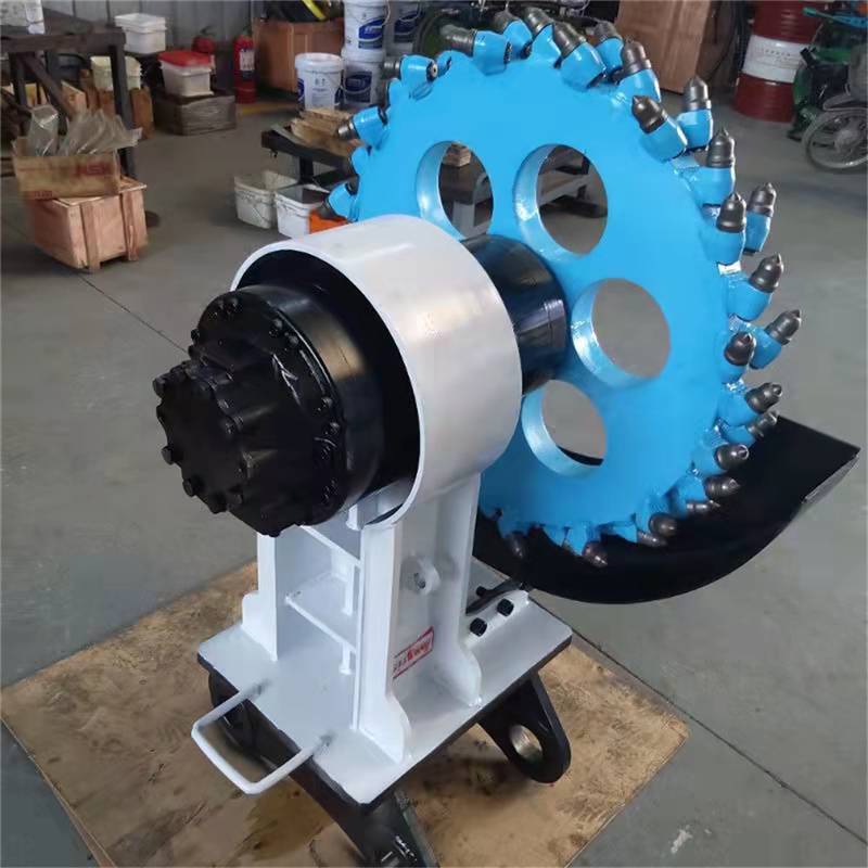 隧道矿山施工用横向铣挖机沟渠挖机辅具铣挖头