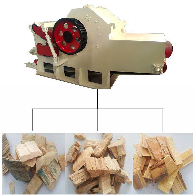德辉木头树枝削片机自动粗木碎片机柴油动力树根切片机
