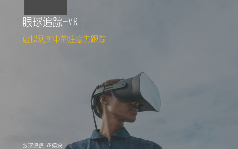 虚拟现实用户兴趣热点凝视分析imotion 9.0-VR眼动生理指标平台