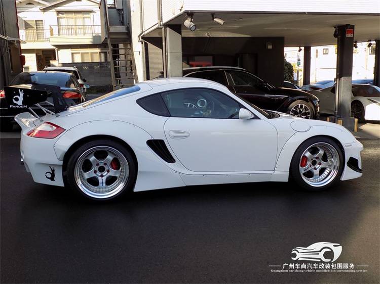 保时捷caymanboxster卡曼987改装rocketbunny火箭兔宽体大包围