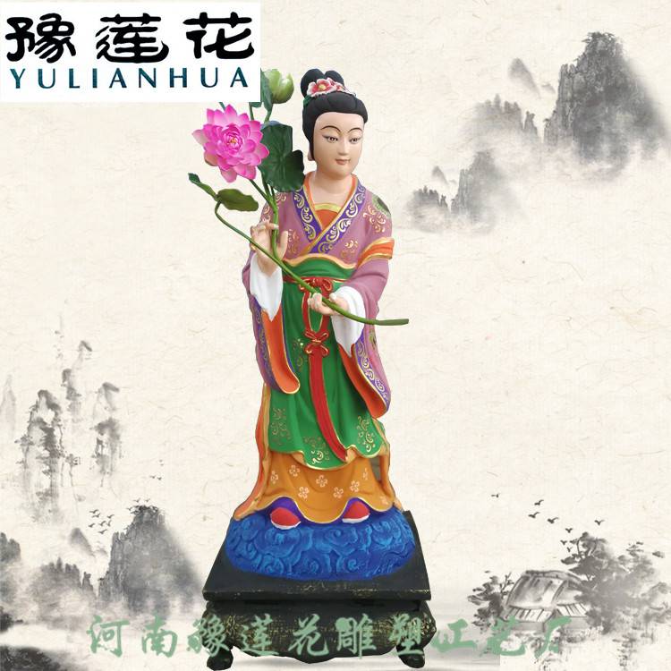 八仙荷仙姑神像坐像宏慈妙法元君神像大圣青霞仙姥佛像厂家电话- 供应商网