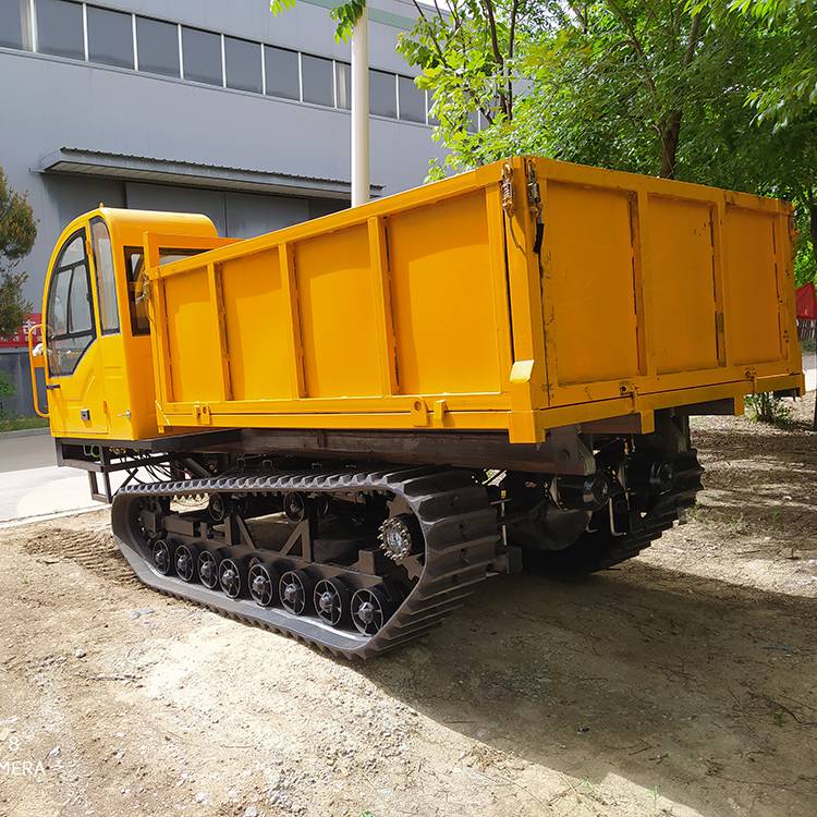 凯信供应kxgy0954工程橡胶履带运输车手扶柴油小型拖拉机
