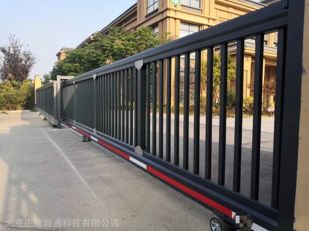 北京正德无轨铝合金平移门工厂电动伸缩门遥控自动直线门单位学校工业