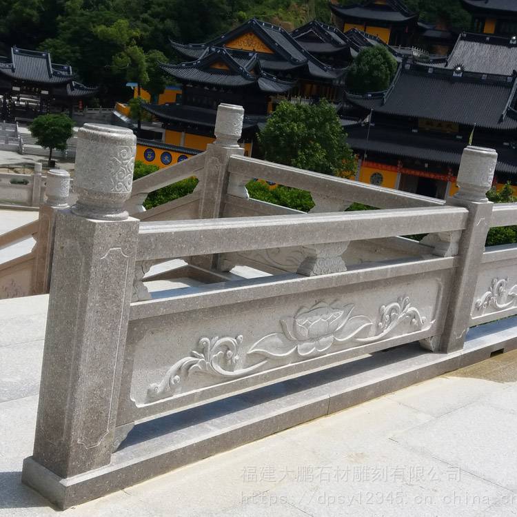 【福建石雕欄杆花板圖片大全漢白玉石材欄杆立體雕塑型欄杆】價格