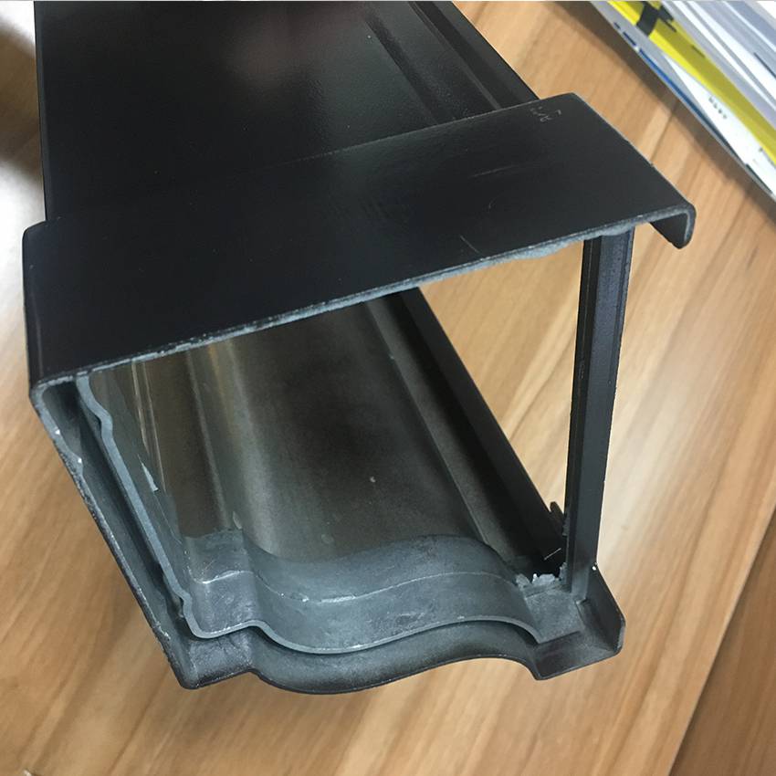 河南登封金属成品天沟彩铝檐沟滴水槽房檐排水沟型材20厚