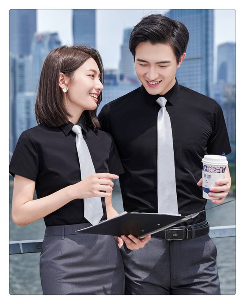 石家庄衬衣批发定制定做夏季短袖工装衬衫团体订做半袖工作服