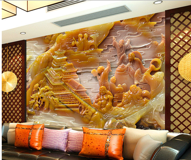 家装电视墙3d浮雕背景墙购买方式
