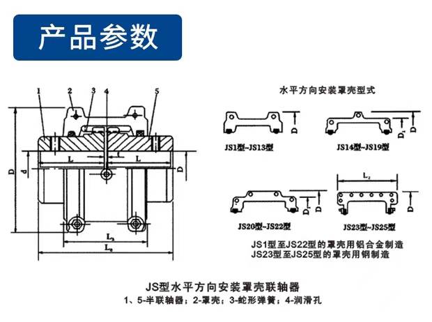 js蛇形弹簧联轴器大扭矩寿命长性蛇簧联轴器