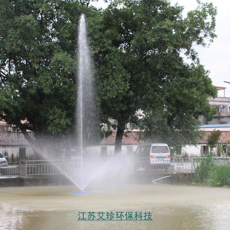浮水式喷泉曝气机艾珍河道湖泊景观池塘治理用增氧机