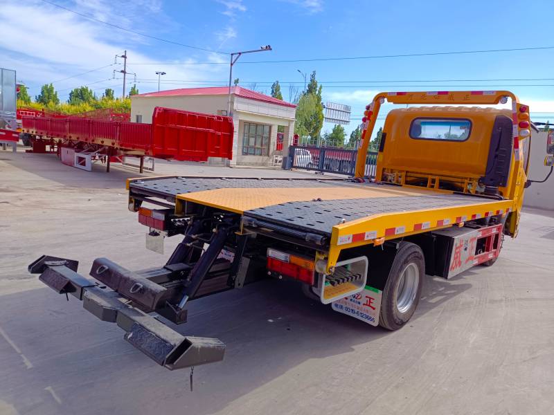 【高速救援清障车 一拖二清障车 威正伸缩板清障车】价格_厂家 - 中国