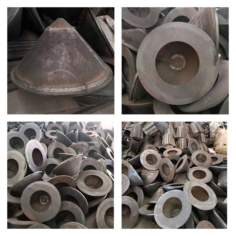 管桩十字桩尖四方锥形桩尖圆锥型桩尖钢板切割钱林金属制品