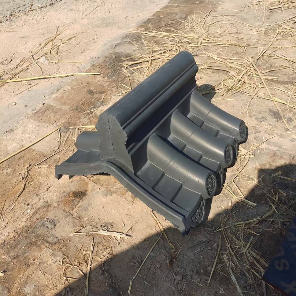 文斗抛坊古建配件徽派建筑脊瓦甘蔗脊勒角线条砖仿古园林建材厂