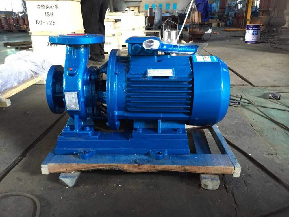卧式管道离心泵isw300390不锈钢循环泵高层喷淋增压管道泵图片