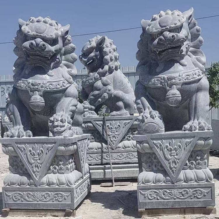 大型石貔貅 工厂门口石雕狮子 石雕大象优质厂家盛隆石业