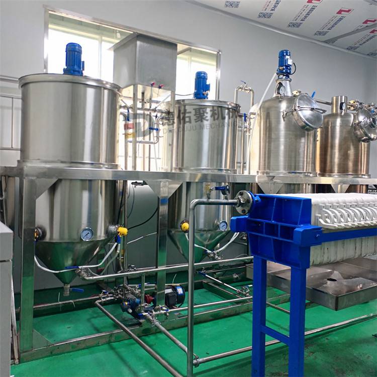 炼油机油茶油生产线设备山茶油精炼设备毛油处理设备一级油提炼设备