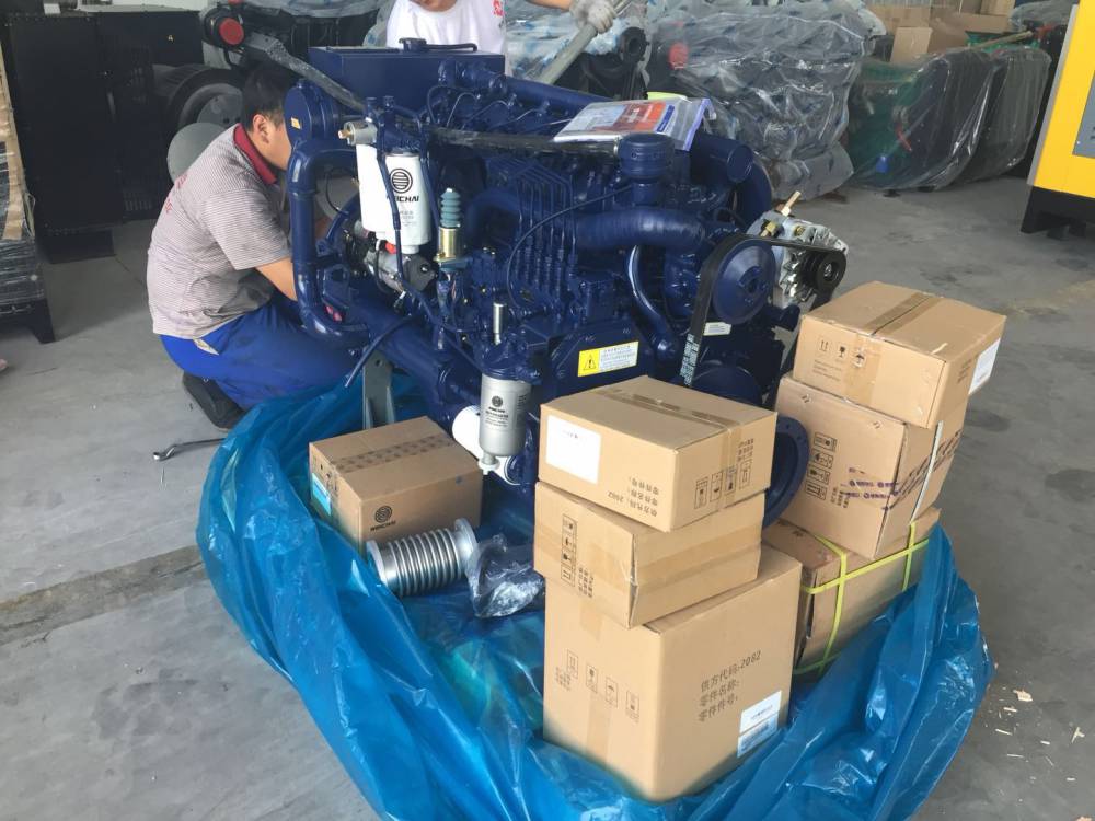 潍柴动力wp6c16518船用柴油机122kw涡轮增压165马力船用发动机