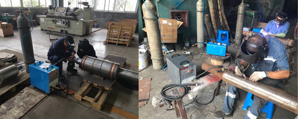 axtj360冷焊熔覆机轴承座焊补电机轴转子修复