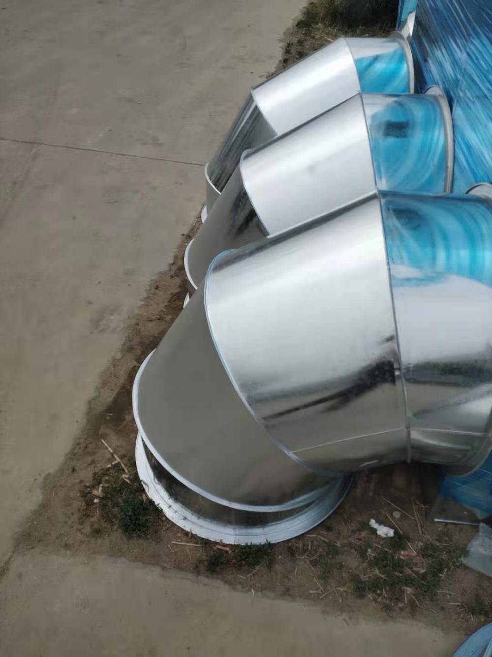 白铁皮加工镀锌风管通风管道油烟管道新风风管不锈钢镀锌油烟罩