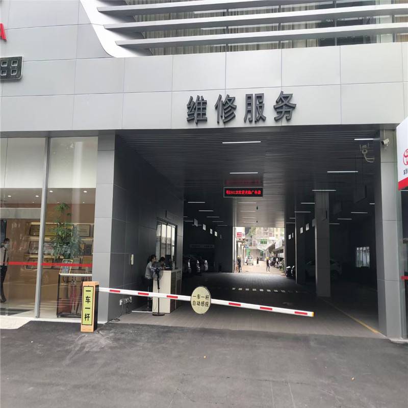 广汽丰田4s店外墙氟碳铝单板喷涂工艺