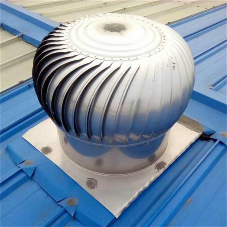 不锈钢无动力风帽屋顶通风器不锈钢自动换气扇大棚自动排风球