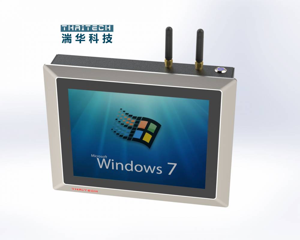 工业平板显示器8寸电容屏嵌入式工业电脑工控触摸一体机
