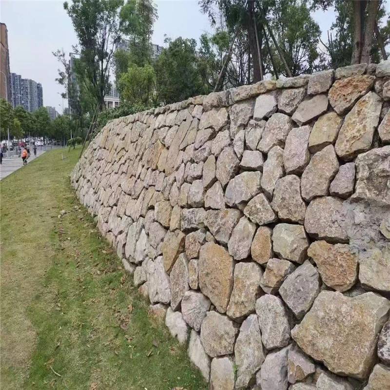 各地河道工程垒墙石地下沟槽挡土墙毛石大型高速公路护坡石头
