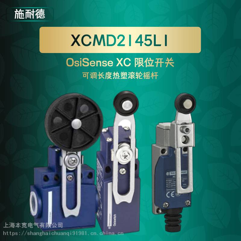 XCKP2149G11施耐德可调长度热塑滚轮摇杆OsiSense XC 限位开关
