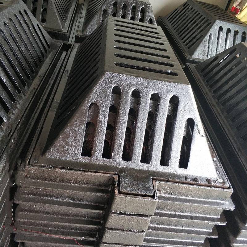 溢流井盖450750溢流井篦子d700800球墨铸铁溢流井盖配带截污框