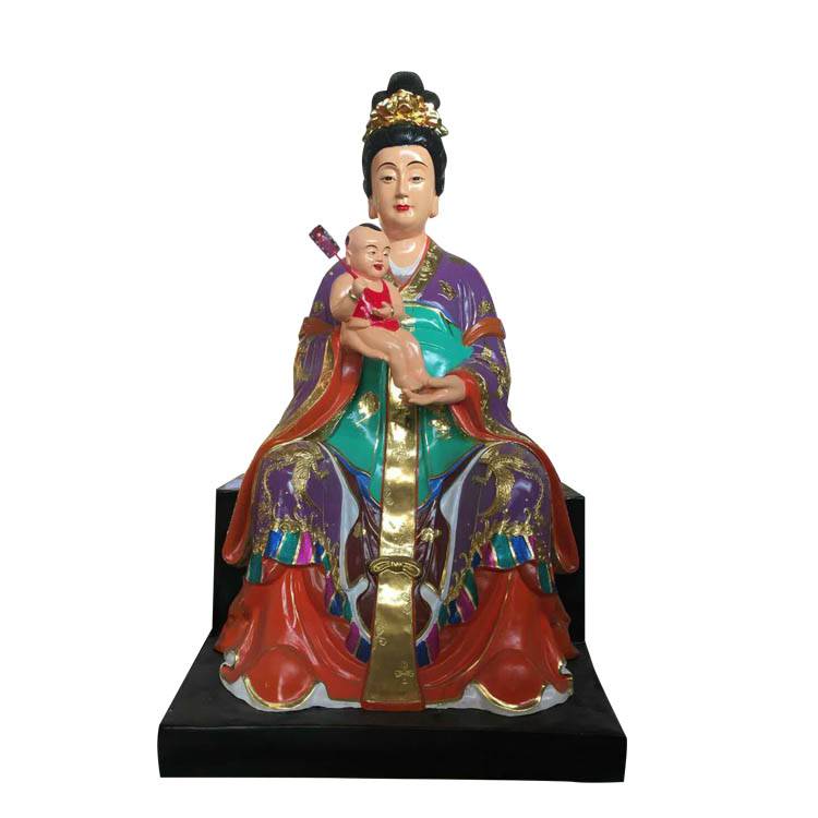 送子娘娘注生娘娘像金花夫人像树脂玻璃钢善缘佛像厂