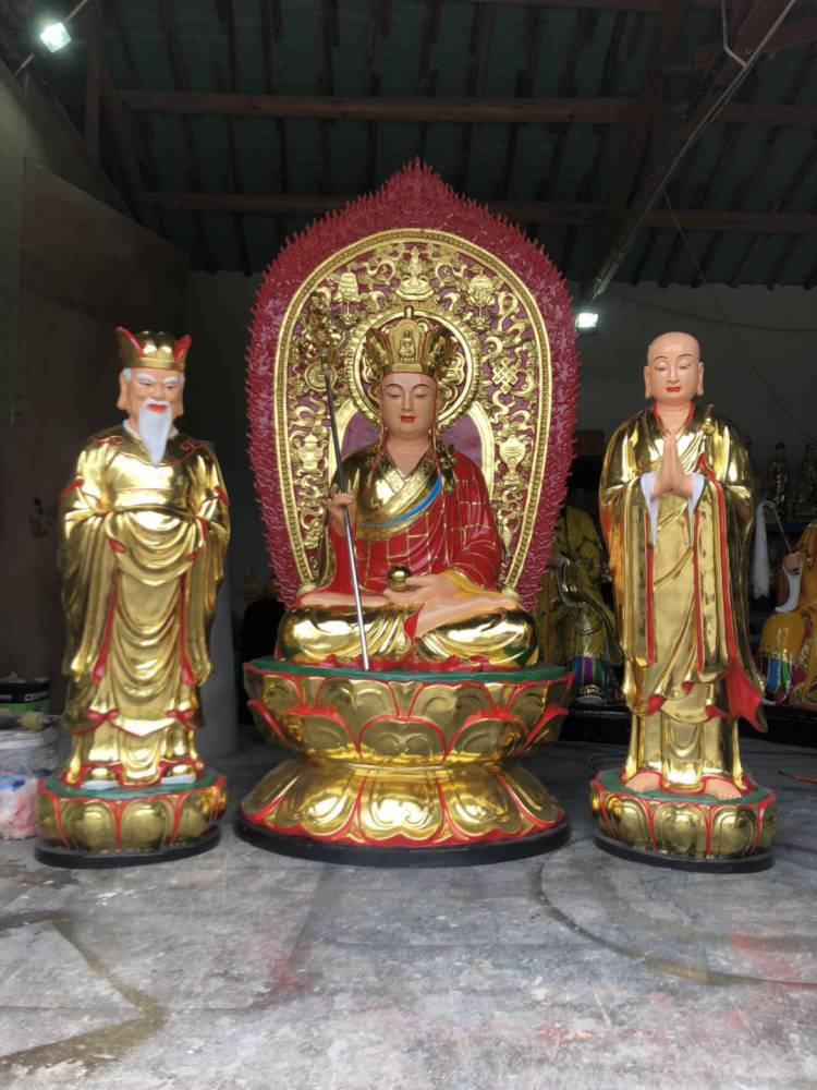 地藏王菩萨佛像批发商19米地藏王站像送子护子地藏菩萨佛像