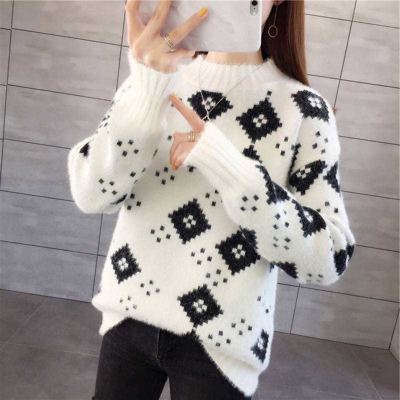 大朗便宜女式套头毛衣广州十三行服装批发街秋季新款羊毛衫